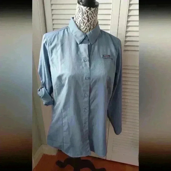 Eddie Bauer Tops - Eddie Bauer  Women's Medium UV Protection Lightweight and Breathable Blouse